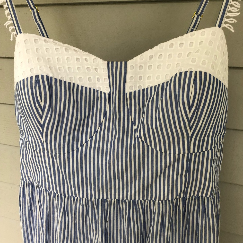 Lilly Pulitzer Maxi Dress Stripe Summer Jasmyn US 12 - Picture 5 of 13